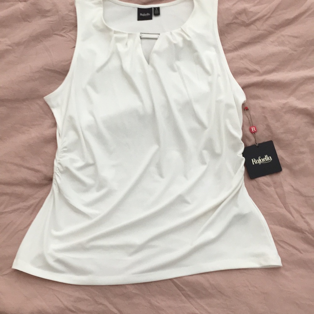 Rafaella white blouse